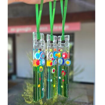 Flower Fields Transparent  Sun Catcher