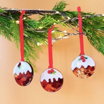 Glass Pudding Decoration