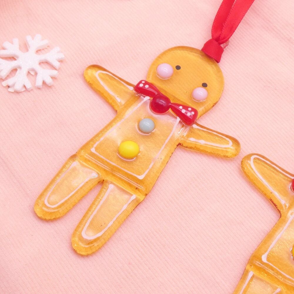 Glass Ginger Bread Man