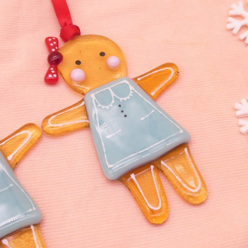 Glass Ginger Bread Woman