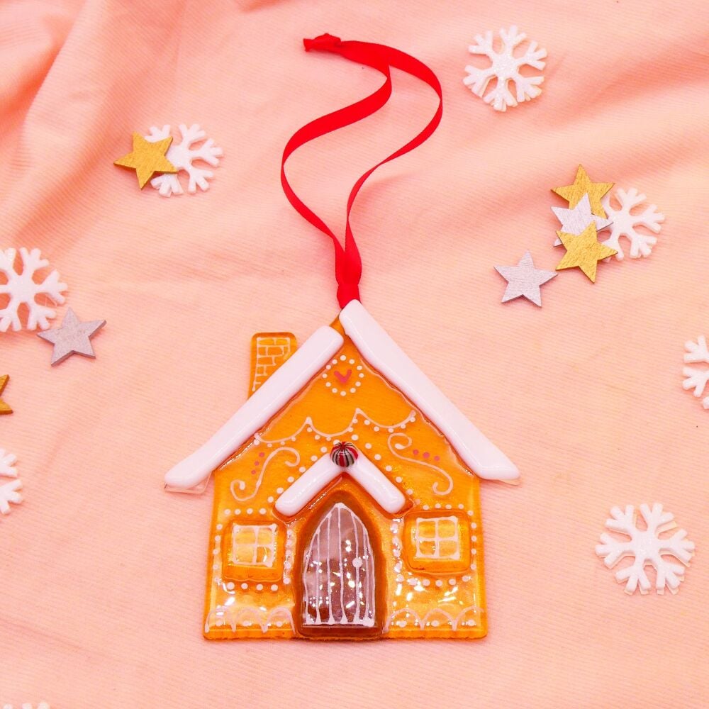 Glass Ginger Bread House