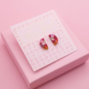 Small Multicoloured Geo studs #2