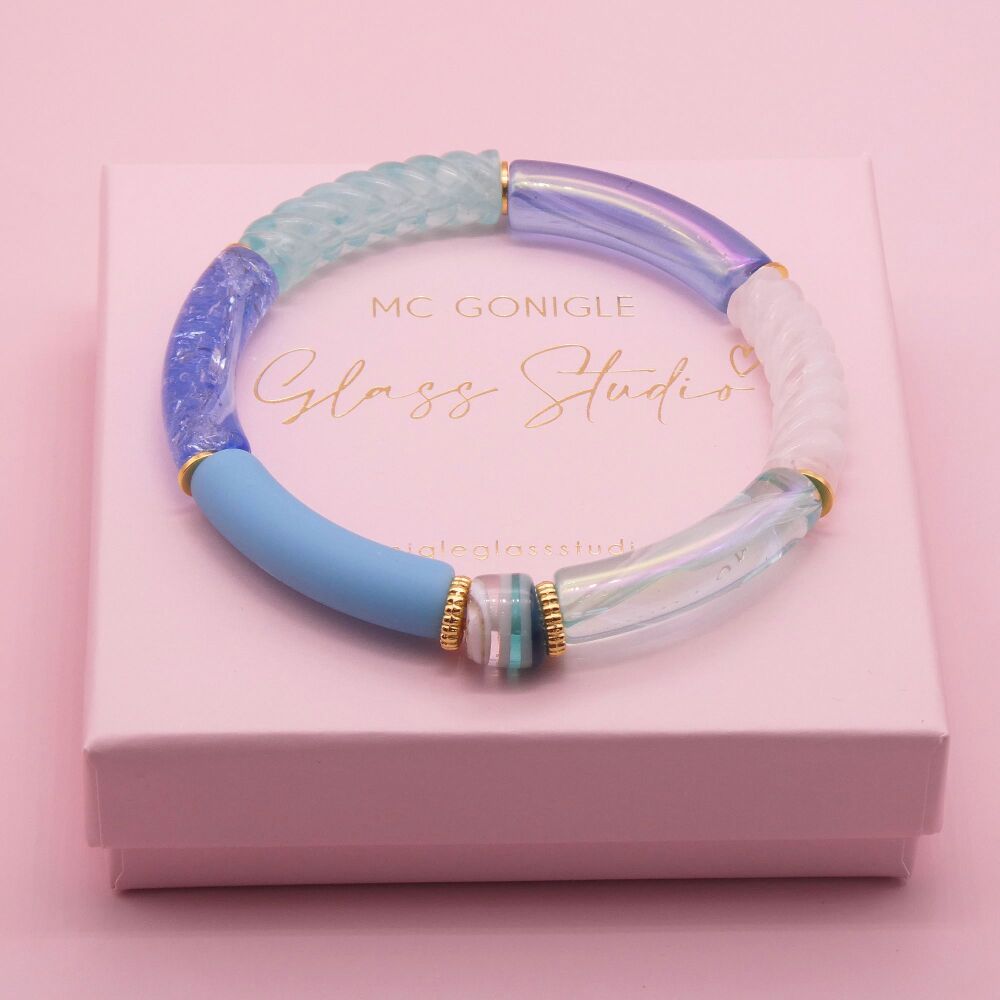 Azure Tube Bracelet