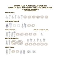 PLASTICS BOLT & WASHER KIT KAW-0310124W (205)