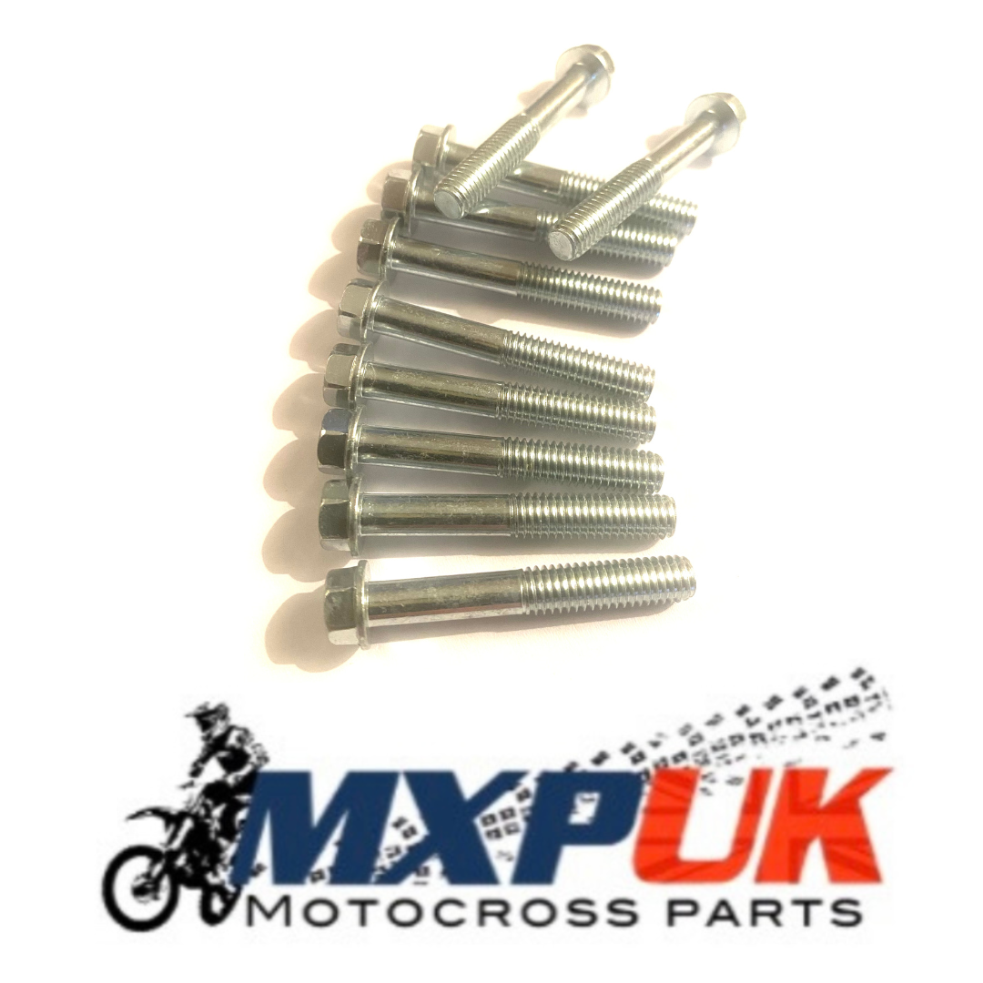 M6 FLANGED BOLTS PACK OF 10 6X40  (278)