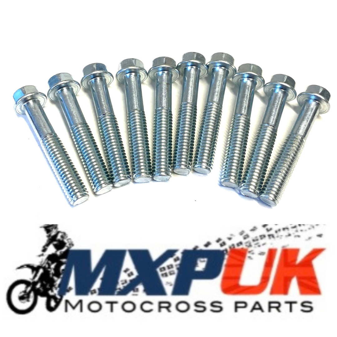 M6 FLANGED BOLTS PACK OF 10 6X35  (279)