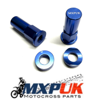 RIM LOCK NUTS IN BLUE (106)