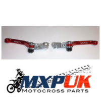 RED 3 WAY FLEXI LEVERS BRAKE & CLUTCH (525532)