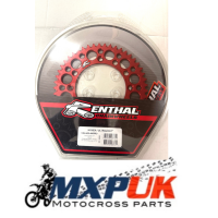 RED 49T REAR SPROCKET RENTHAL 189U-420-49GRRD (S917)