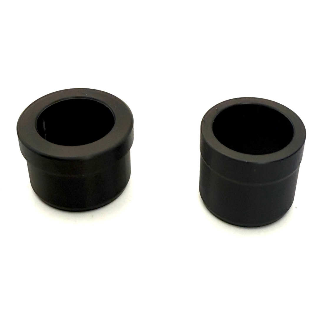 FRONT WHEEL SPACERS HARD ANODIZED BLACK (247)