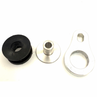 SILENCER MOUNT STAY WITH RUBBER & TOPHAT WASHER (752)