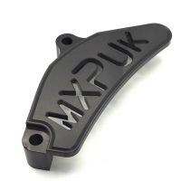 FRONT SPROCKET GUARD ALUMINIUM MXPUK BLACK (668)