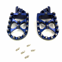BLUE FACTORY EXTRA WIDE FOOT PEGS  (561)