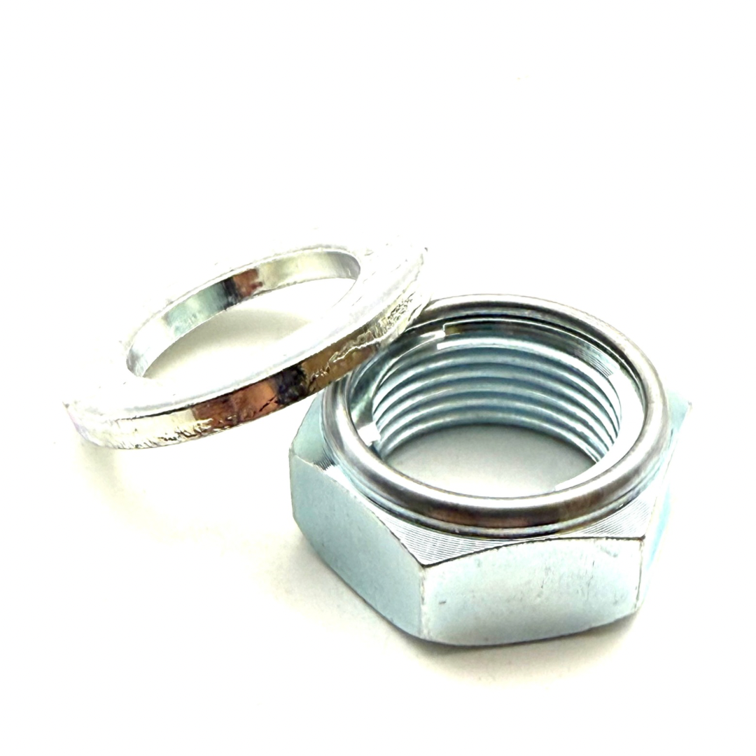 REAR AXLE NUT & WASHER 20MM (107)