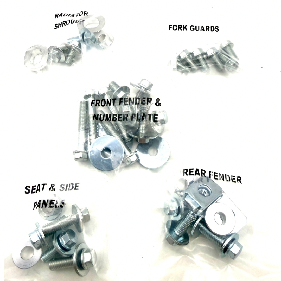 PLASTICS FASTNERS KIT BOLT & NUTS (196)