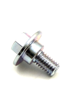 FLANGED PANEL BOLT 6x9 CNC MACHINED ZINC PLATED (261)