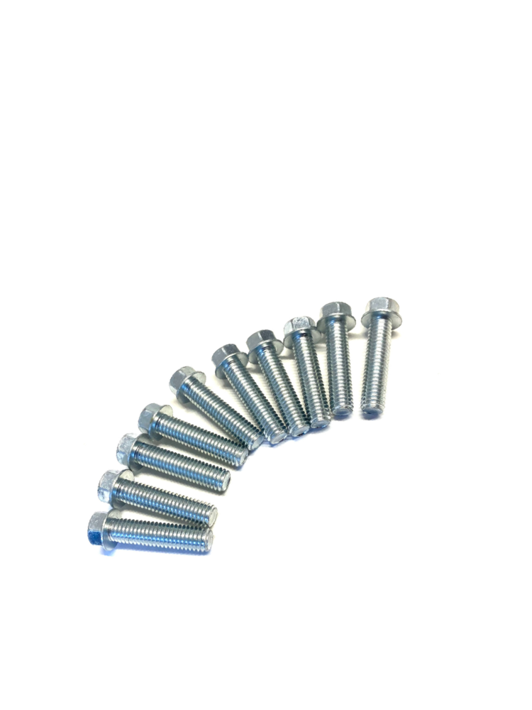 M6 FLANGED BOLTS PACK OF 10 6X16  (283)