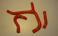 CRF250R RED SILICONE HOSES (418)