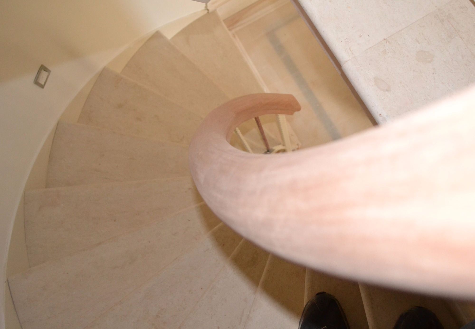 Handrail spiral