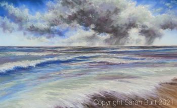 SOLD  -  Pastel Painting - Sudden Summer Storm (Collection in Person Only)