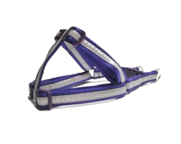 Reflective Step-In Dog Harness - Purple