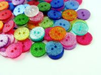 Assorted Mix Glitter Buttons