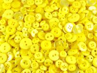 Yellow Small Mixed Buttons 