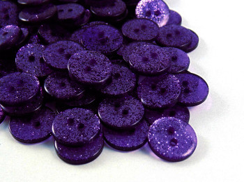 Purple Glitter Buttons