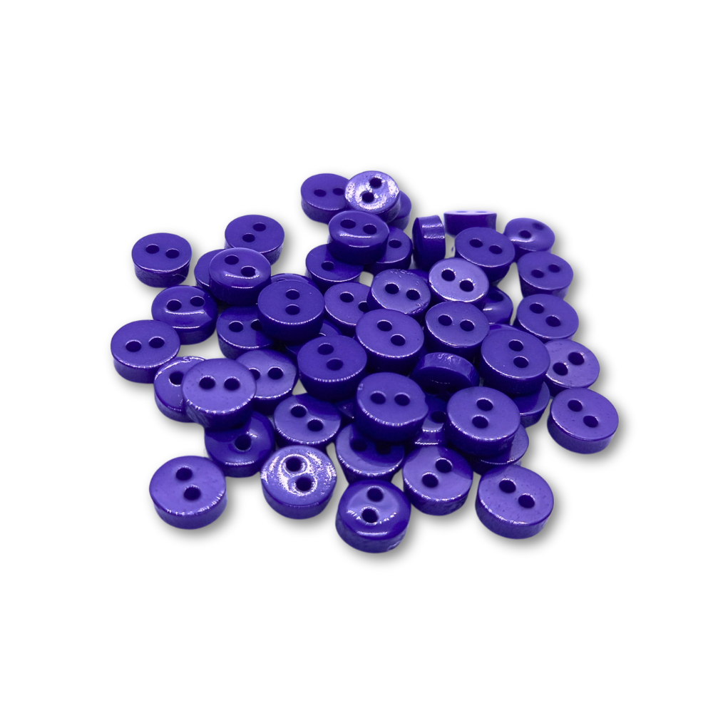 6mm Purple Mini Buttons