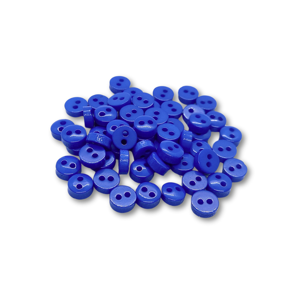 6mm Dark Blue Mini Buttons