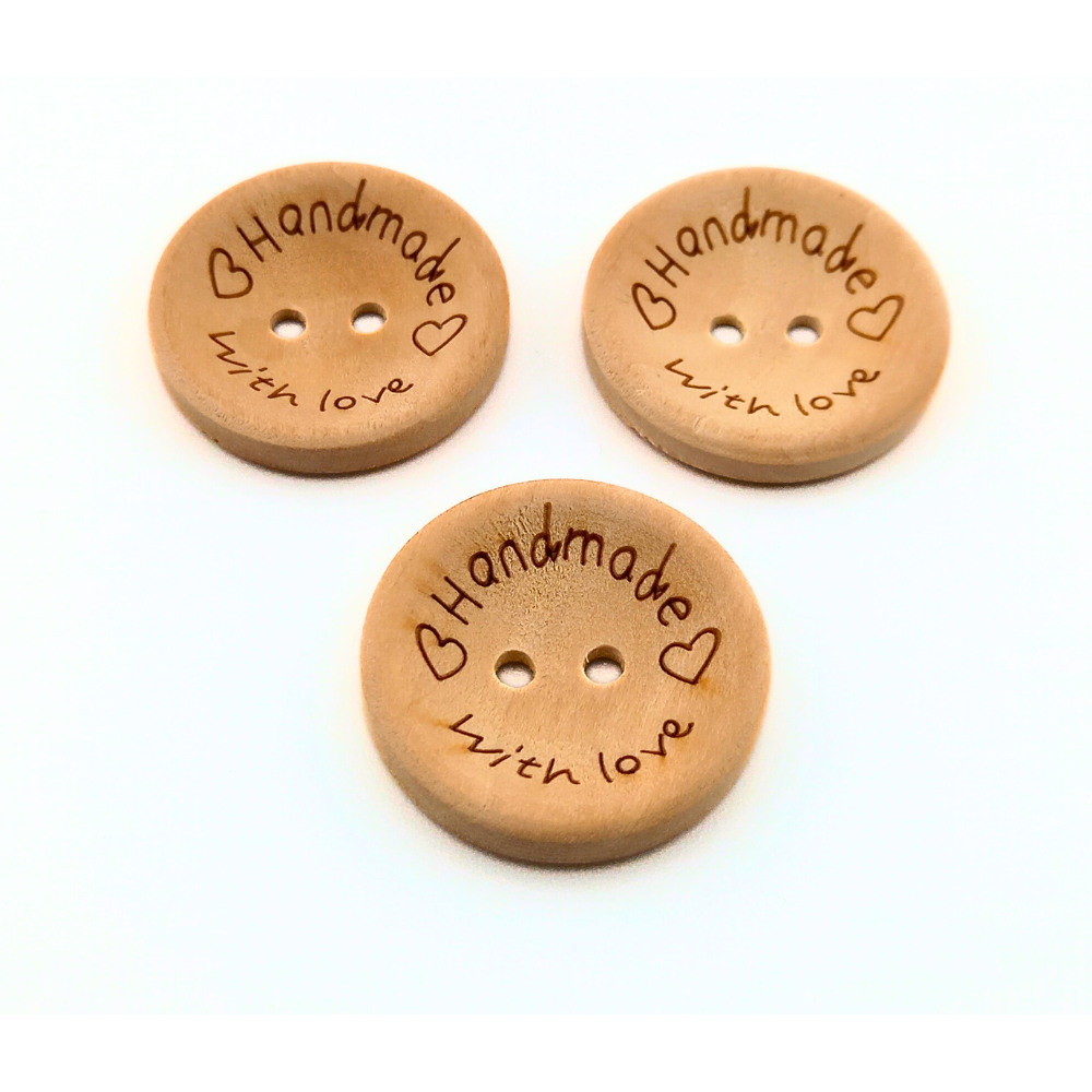 25mm Handmade with Love Buttons (8)