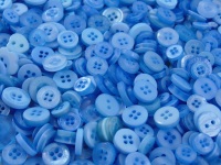 Baby Blue Small Mixed Buttons 