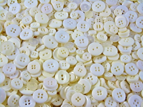 Cream/White Small Mixed Buttons 