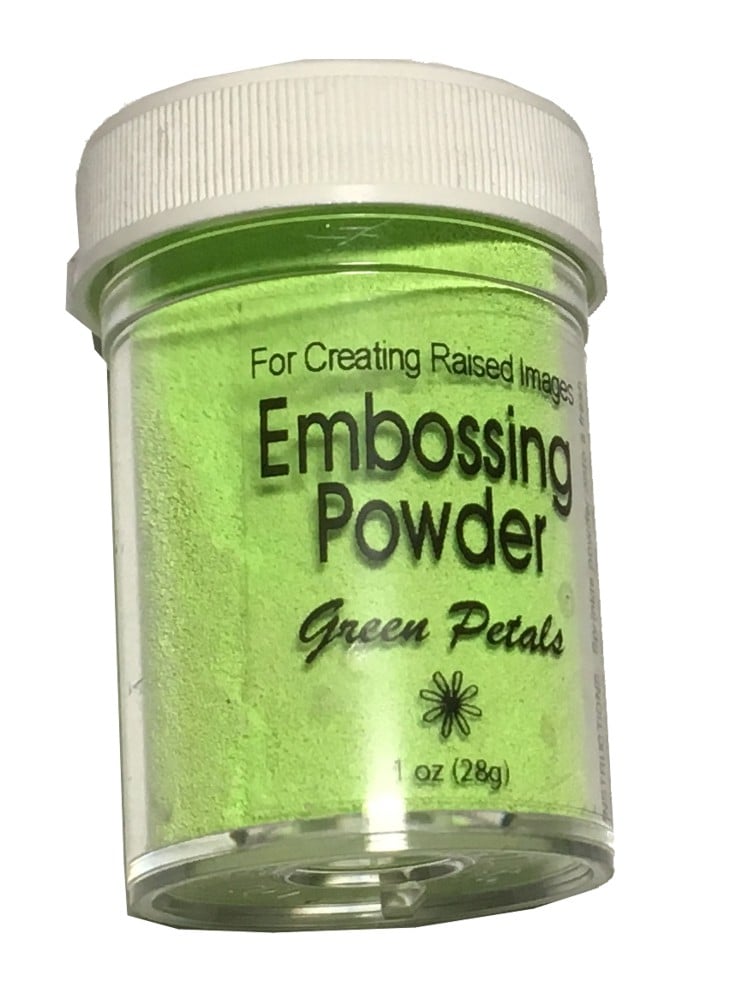 JT502 Hampton Art Stamp 1 oz Embossing Powder - Green Petals