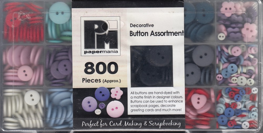 A504 Papermania Decorative Button Assortment
