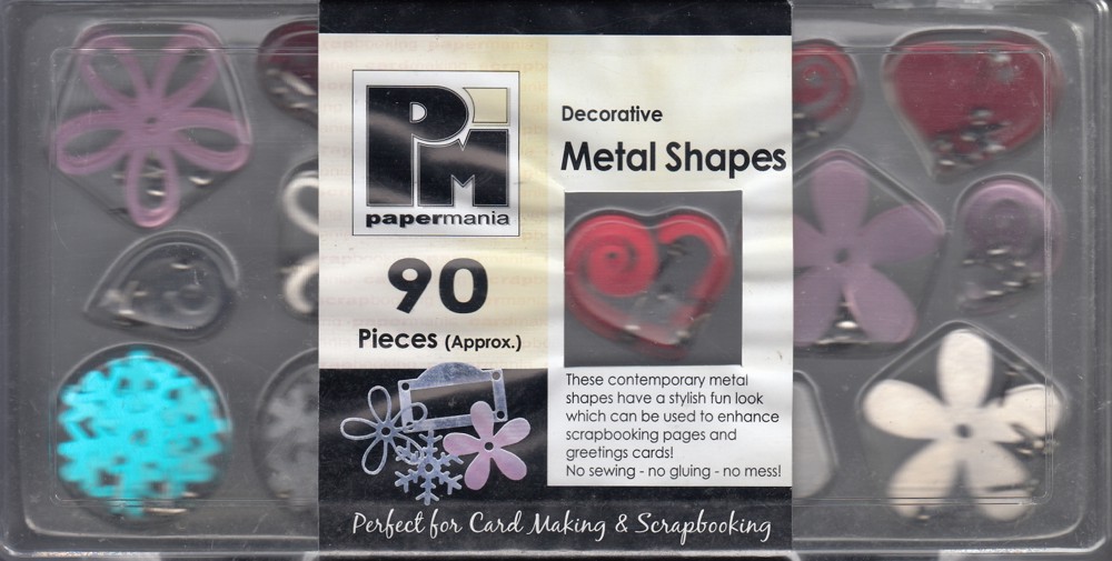 J505 Papermania Decorative Metal Shapes