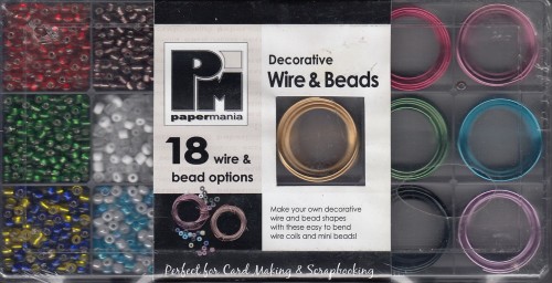 A508 Papermania Decorative Wire & Beads