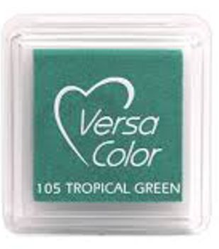 JT625 Versacolor Pigment Ink Pad - Tropical Green 1" cube