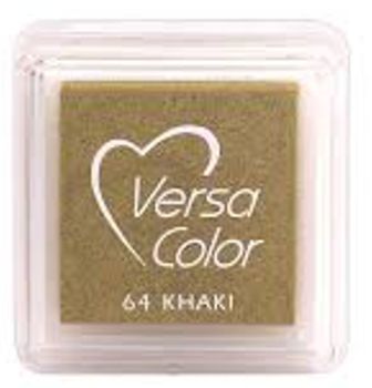 JT630 Versacolor Pigment Ink Pad - Khaki 1" cube