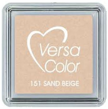 JT633 Versacolor Pigment Ink Pad - Sand Beige 1" cube