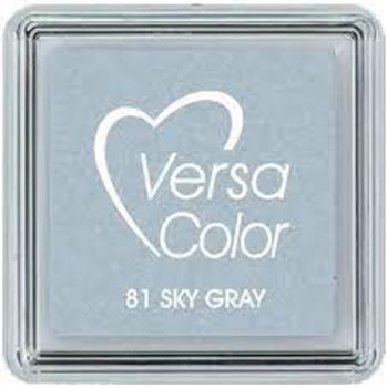 JT648 Versacolor Pigment Ink Pad - Sky Gray 1" cube