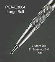 A710 E3004 PCA Large Ball Embossing Tool