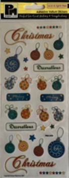 J325 Papermania Adhesive Vellum Stickers - Traditional Baubles