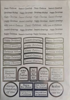 J357 - Die-Cut Christmas words