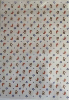 J367 Vellum Sheet - Xmas Hats & Stars