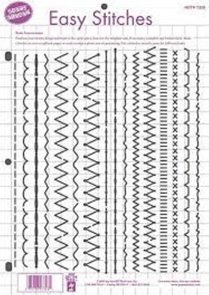 JT382 Hot off the Press Template - Easy Stitches