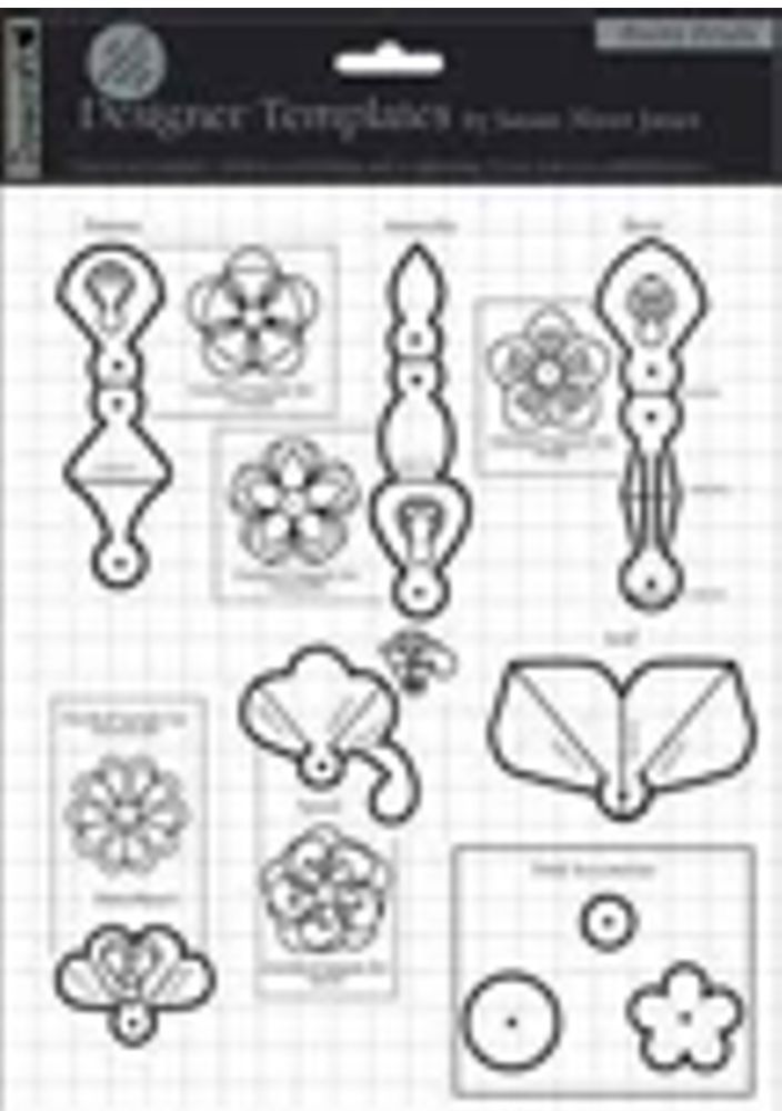 J383 Dovecraft Designer Template - Pretty Petals