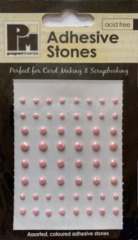 J210 Papermania Adhesive Stones - Pale Pink