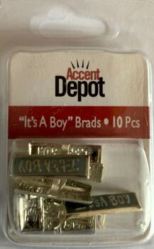 J297 Accent Depot Brads - It's A Boy
