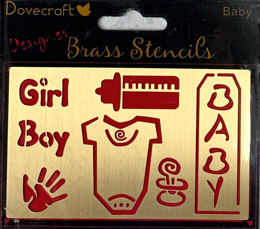 J179 Dovecraft Designer Stencil - Baby
